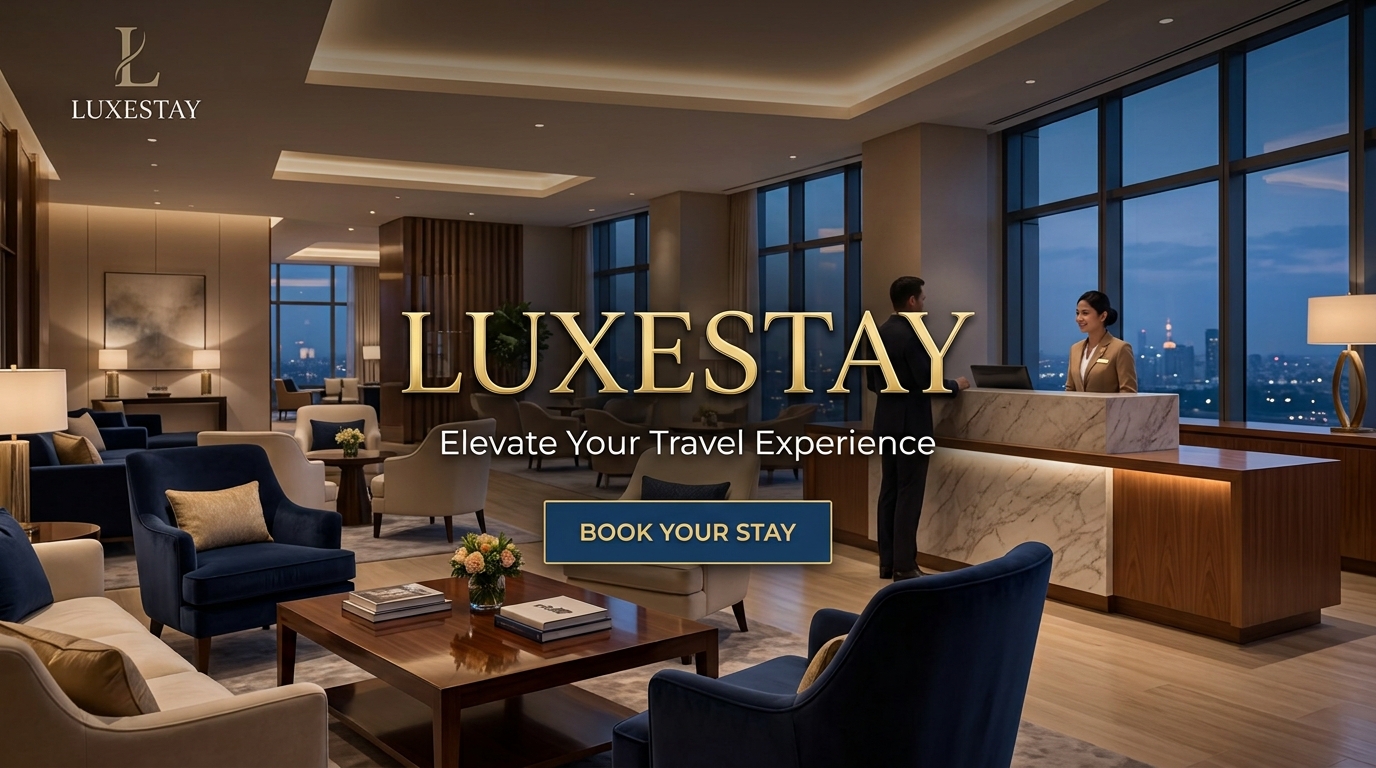 LuxeStay Luxury Hotel Banner